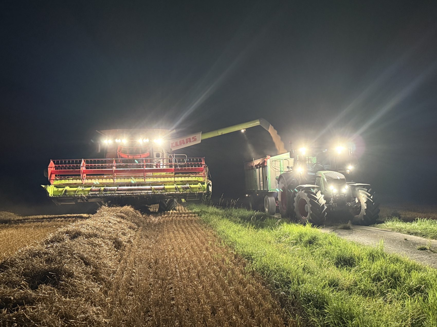 Feldarbeit und Ernte