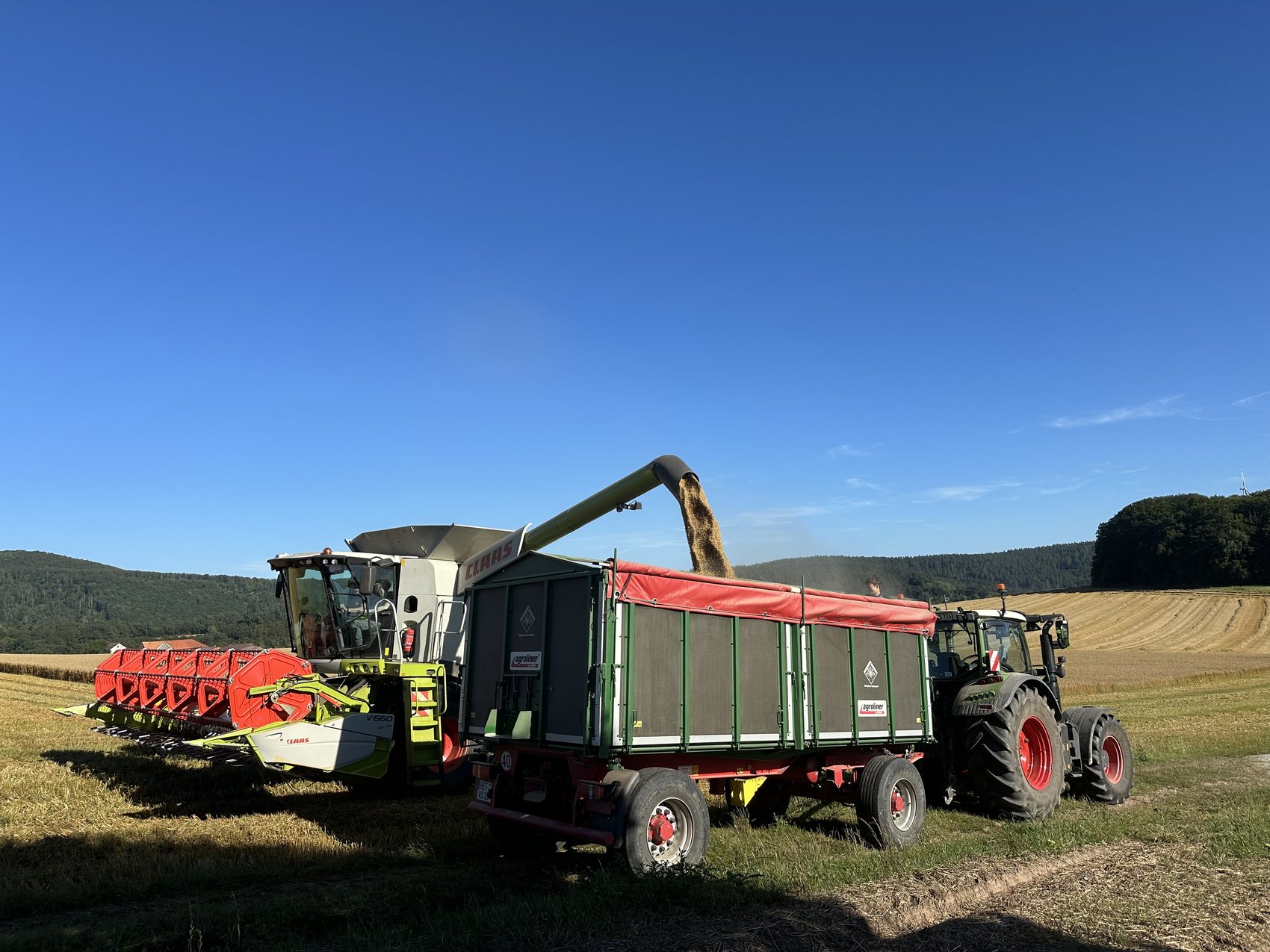 Feldarbeit und Ernte